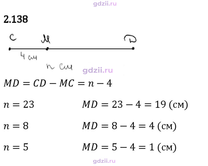 Скан решения номера 2.138