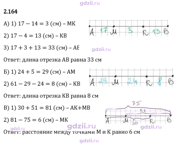Скан решения номера 2.164
