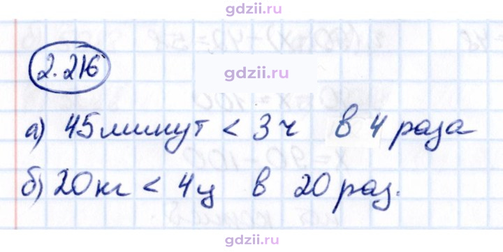 Скан решения номера 2.216