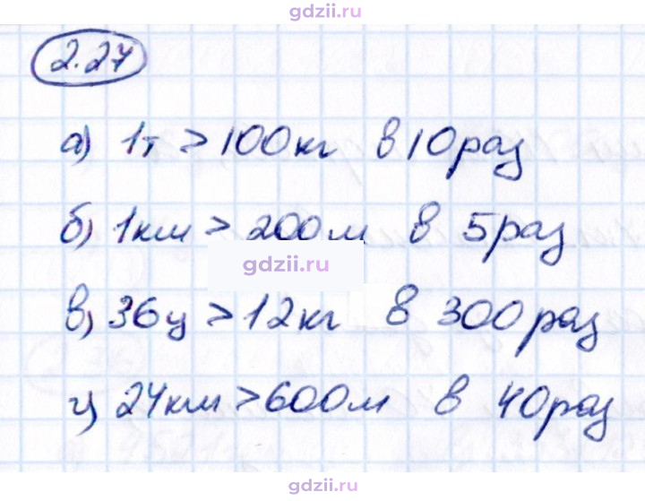 Скан решения номера 2.27