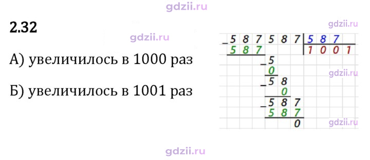 Скан решения номера 2.32