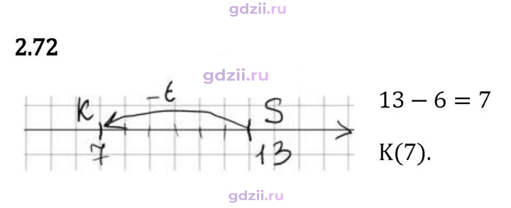 Скан решения номера 2.72