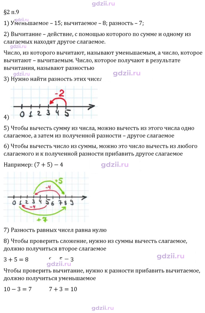Скан решения номера п. 9