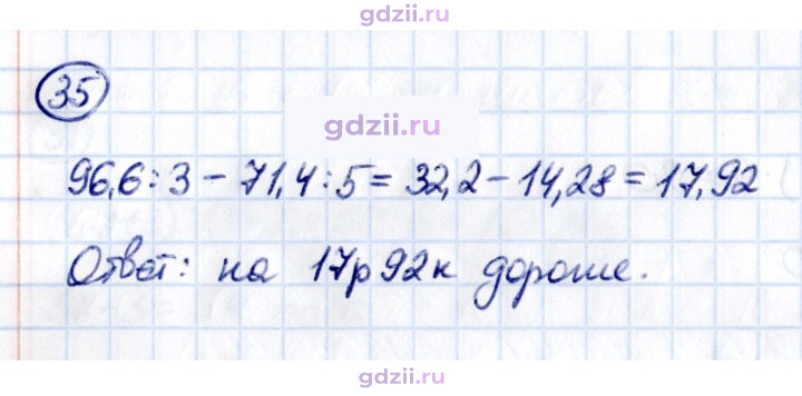 Скан решения номера П.35