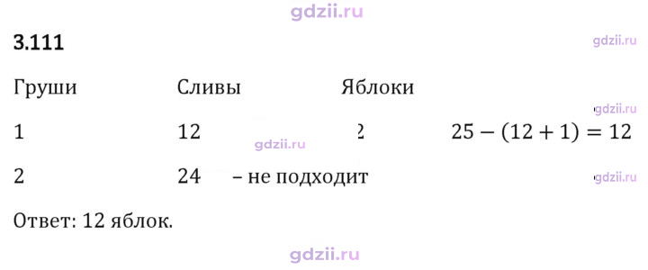 Скан решения номера 3.111