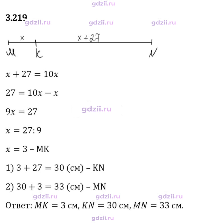 Скан решения номера 3.219