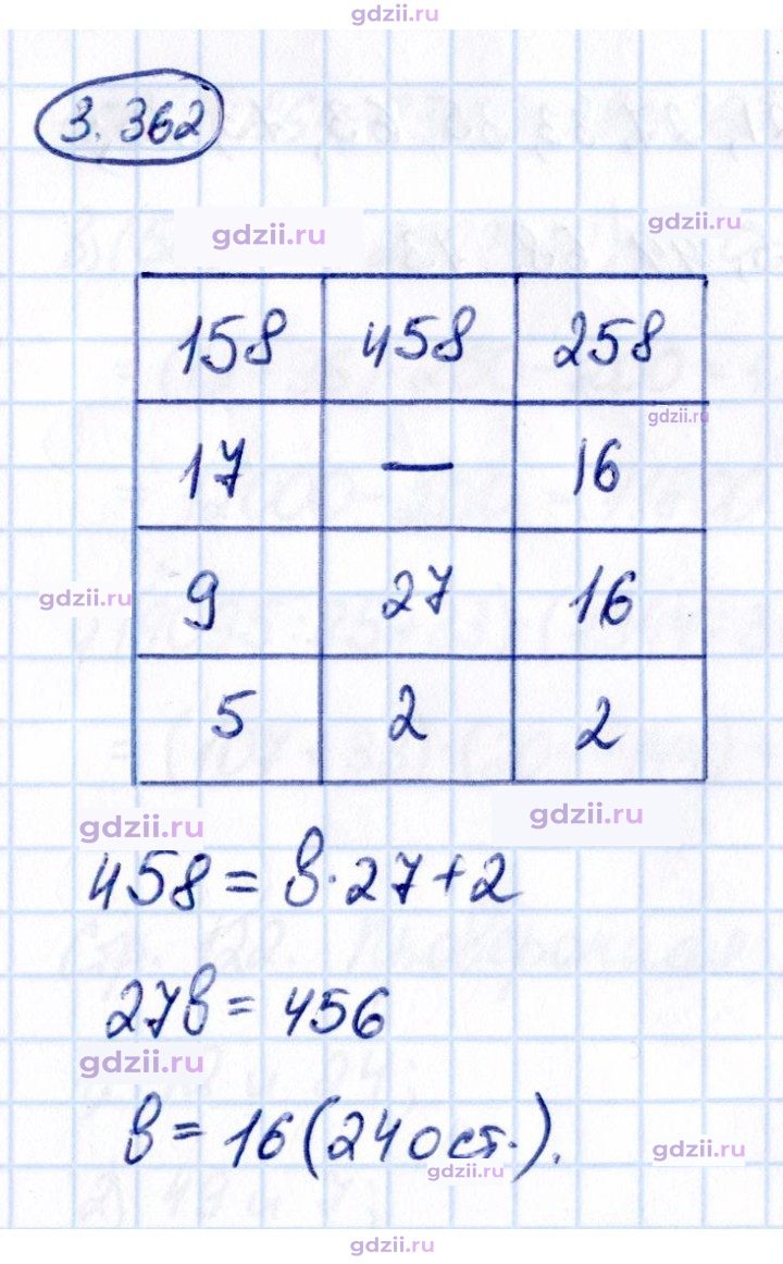 Скан решения номера 3.362