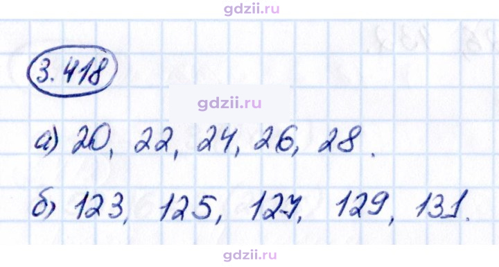 Скан решения номера 3.418