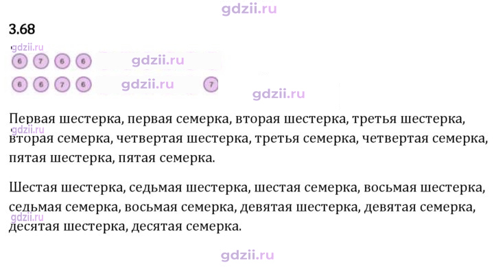Скан решения номера 3.68