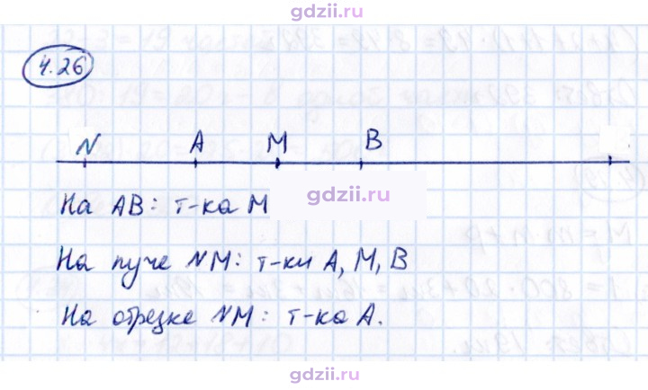 Скан решения номера 4.26