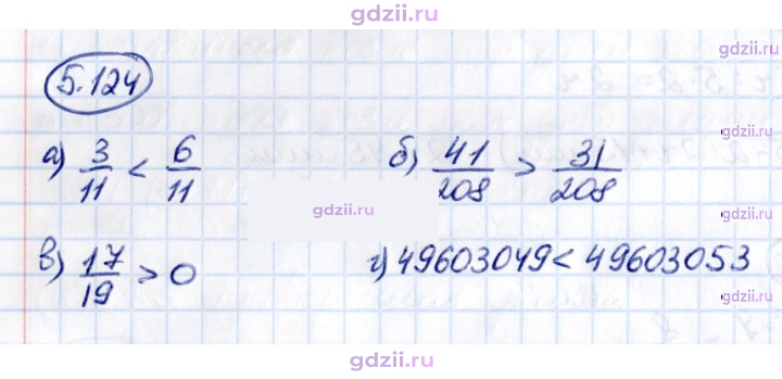 Скан решения номера 5.124