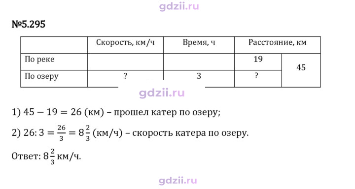 Скан решения номера 5.295
