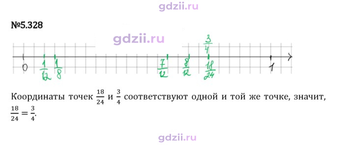 Скан решения номера 5.328