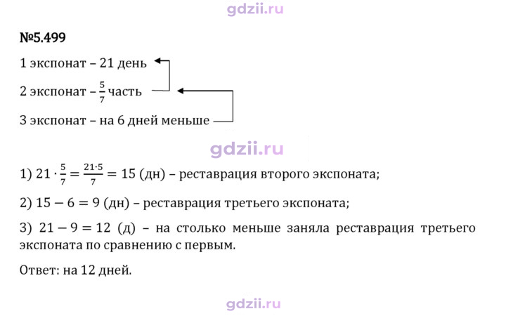 Скан решения номера 5.499