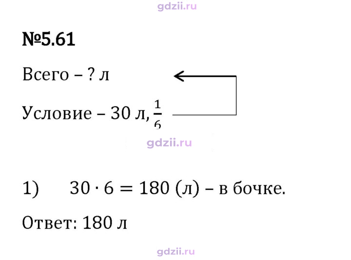 Скан решения номера 5.61