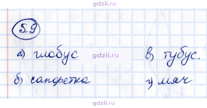 Скан решения номера 5.9