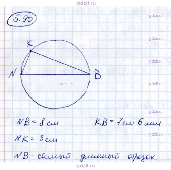 Скан решения номера 5.90