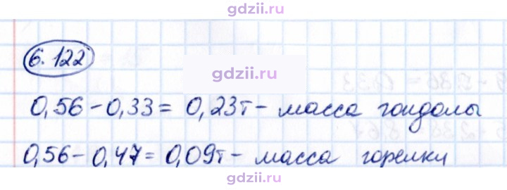 Скан решения номера 6.122