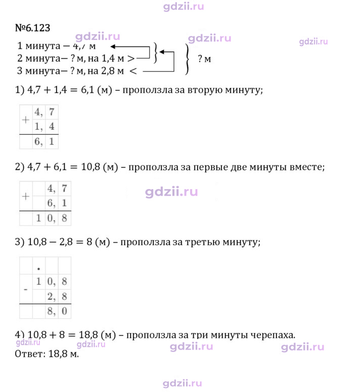 Скан решения номера 6.123