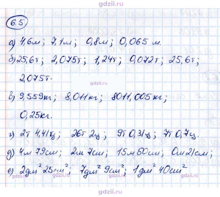 Скан решения номера 6.5