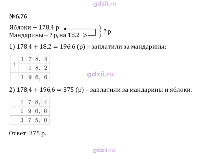 Скан решения номера 6.76