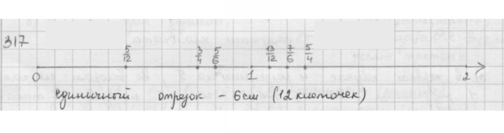 Скан решения номера 317