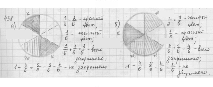 Скан решения номера 438