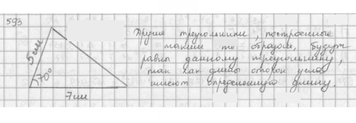 Скан решения номера 593