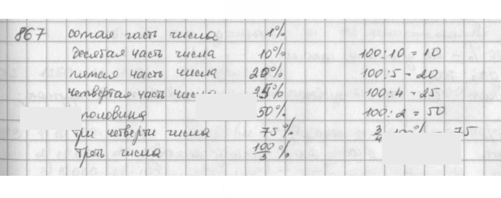 Скан решения номера 867