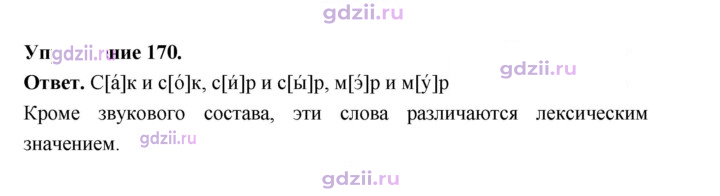 Скан решения номера 170