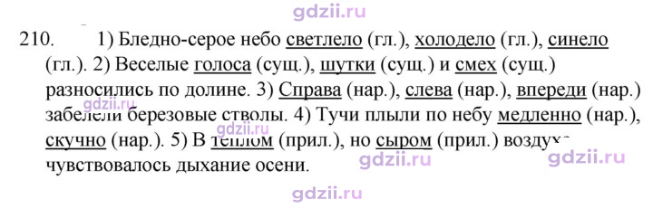 Скан решения номера 210