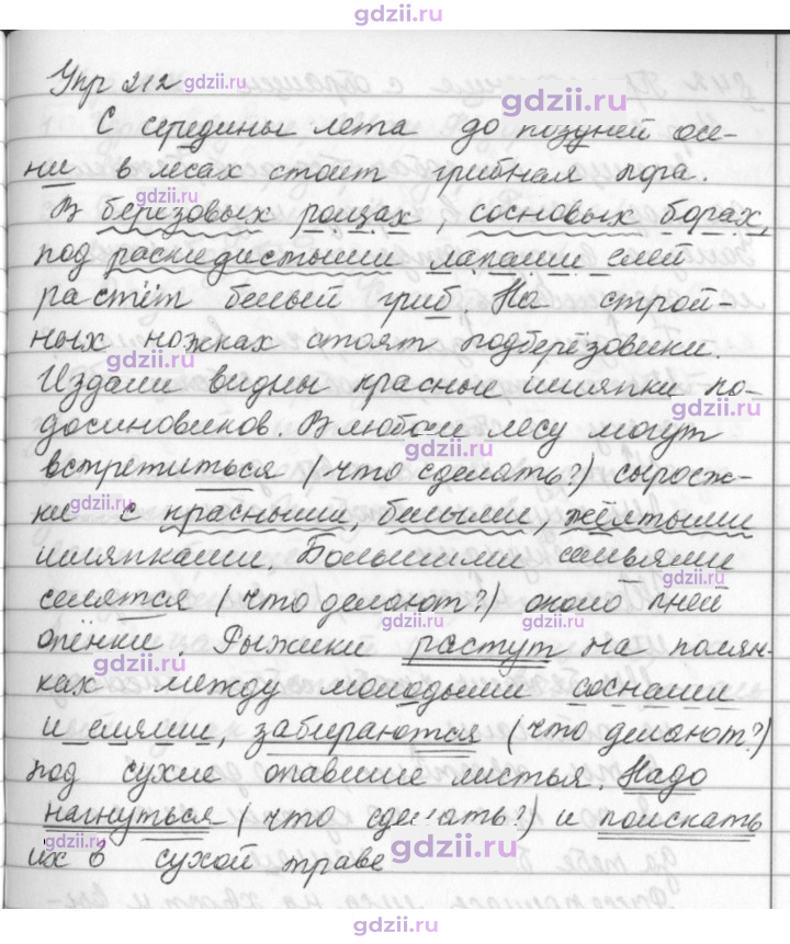Скан решения номера 212
