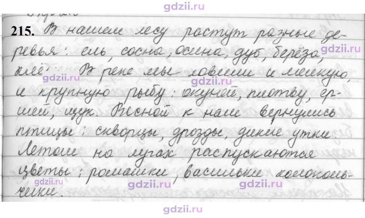 Скан решения номера 215