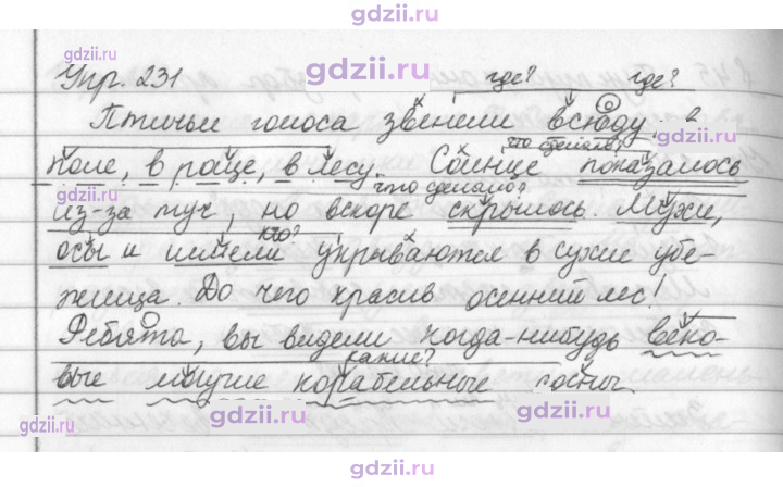 Скан решения номера 231