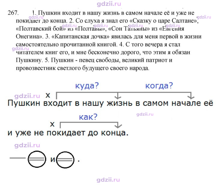 Скан решения номера 267