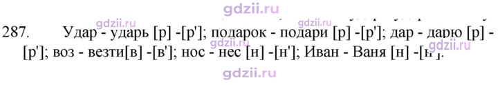 Скан решения номера 287