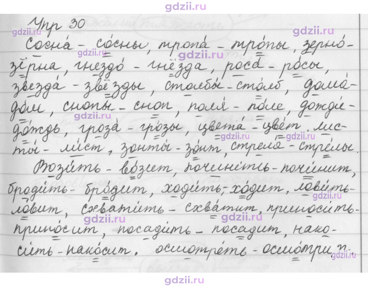 Скан решения номера 30