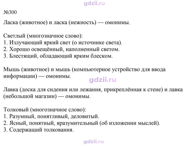 Скан решения номера 300