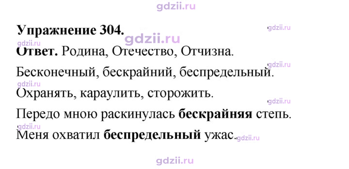 Скан решения номера 304