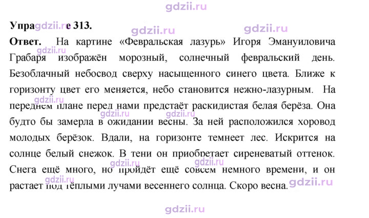 Скан решения номера 313