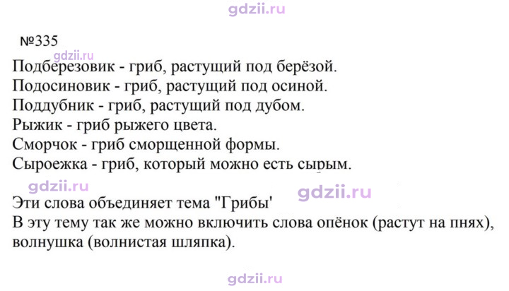 Скан решения номера 335