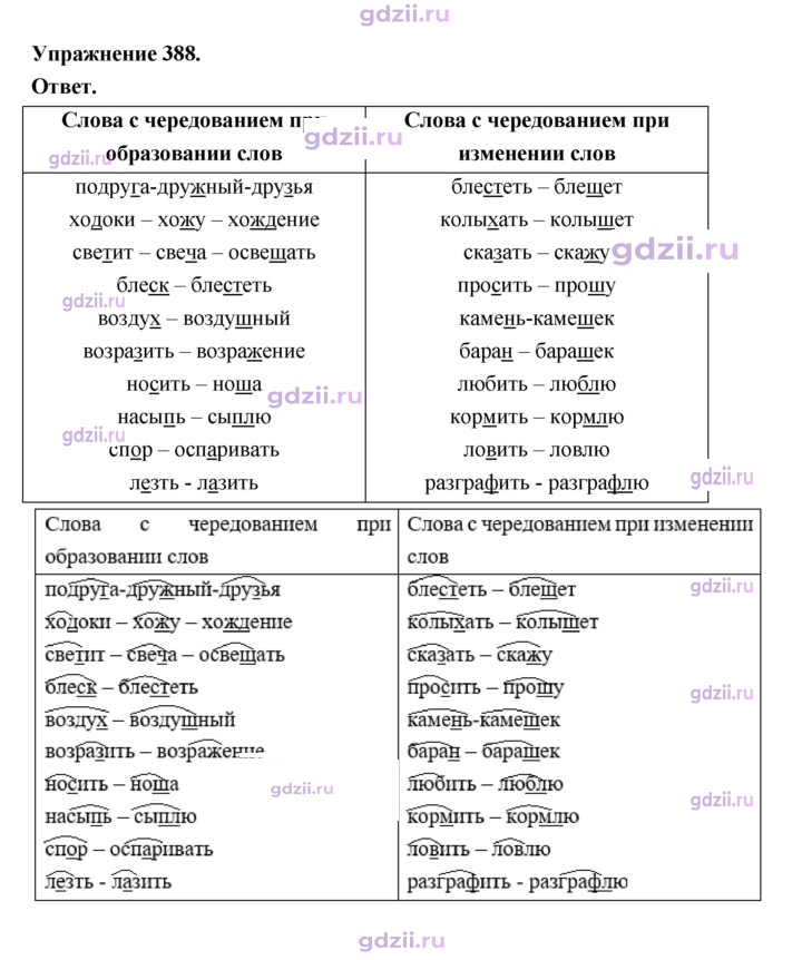 Скан решения номера 388