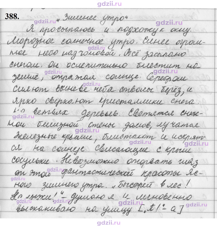 Скан решения номера 388