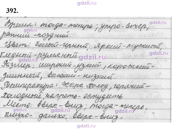Скан решения номера 392
