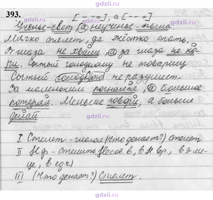 Скан решения номера 393