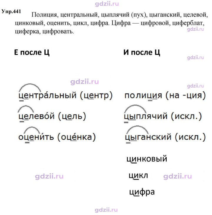 Скан решения номера 441