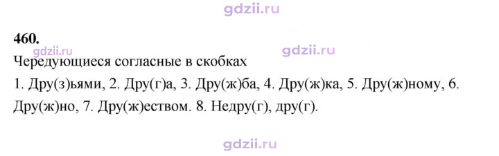 Скан решения номера 460