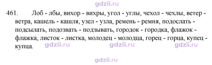 Скан решения номера 461