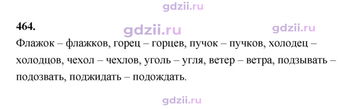 Скан решения номера 464
