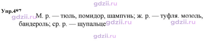 Скан решения номера 487